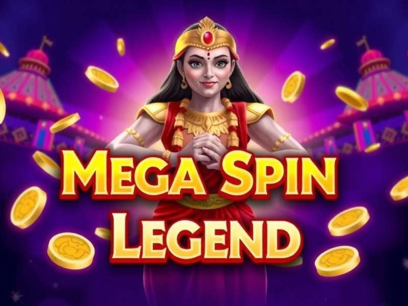 Mega Spin Legend - India's most popular spin game Mega Spin Legend game banner featuring Indian cultural elements
